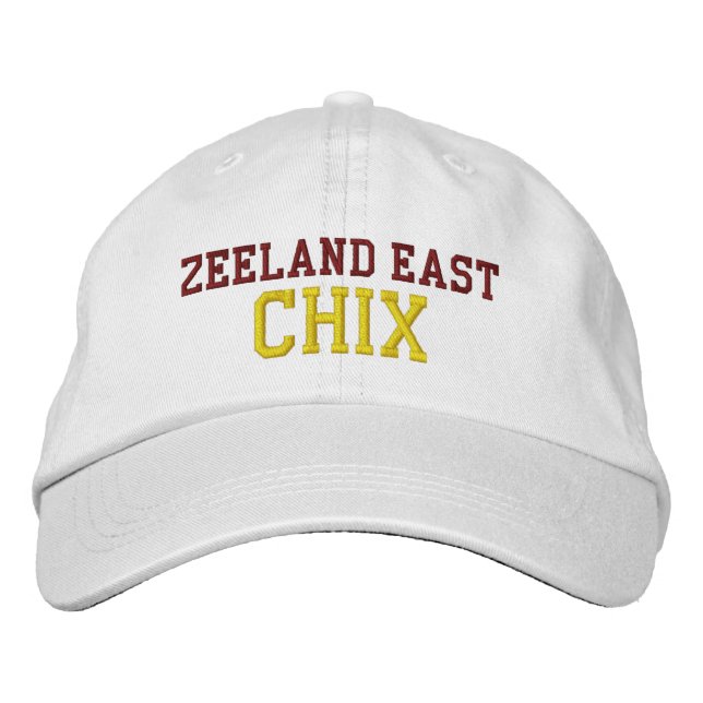 Zeeland East High School Embroidered Baseball Hat (Front)