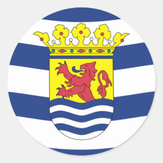 Zeeland, Netherlands Classic Round Sticker