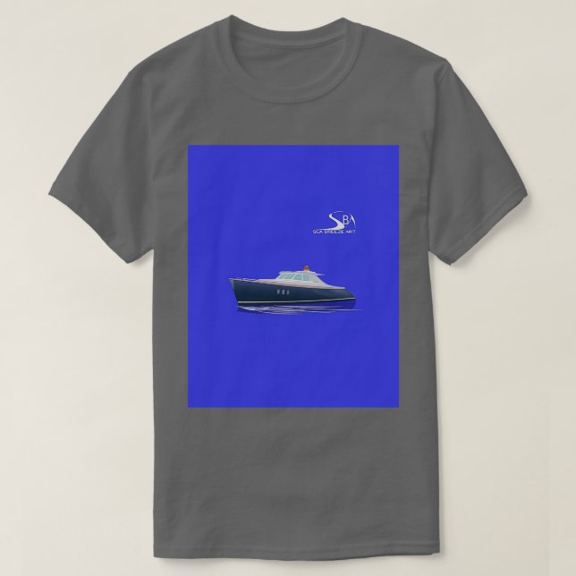 Zeelander Yacht Power 50 Ft  T-Shirt (Design Front)