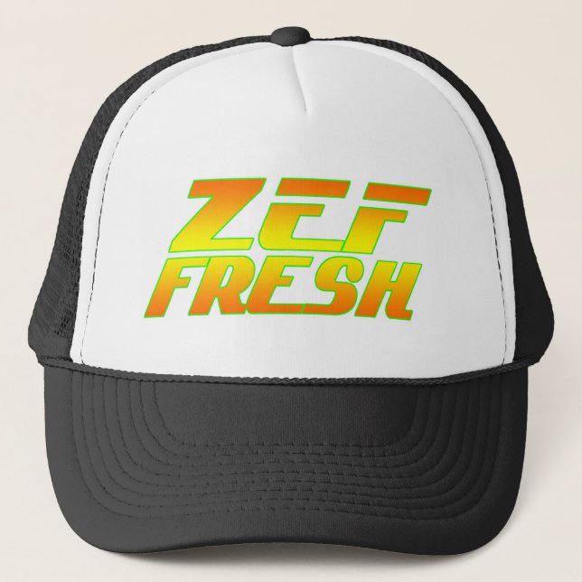 ZEF FRESH COLOR TRUCKER HAT (Front)