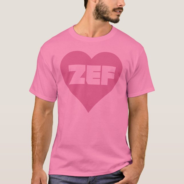 ZEF PINK T-Shirt (Front)