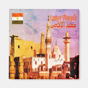 zEG031 EGYPT, Luxor Temple, Abu El Haggag, Fridge Magnet