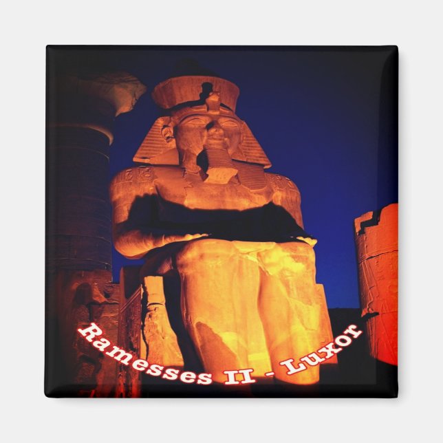 zEG038 LUXOR, Ramesses II, EGYPT, Africa, Fridge Magnet (Front)