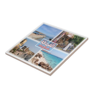 zEG058 HURGHADA, Mosaic, Egypt, Africa, Tile