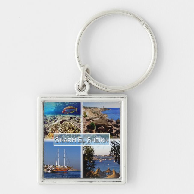 zEG063 SHARM EL SHEIKH in Red Sea, EGYPT, Key Ring (Front)