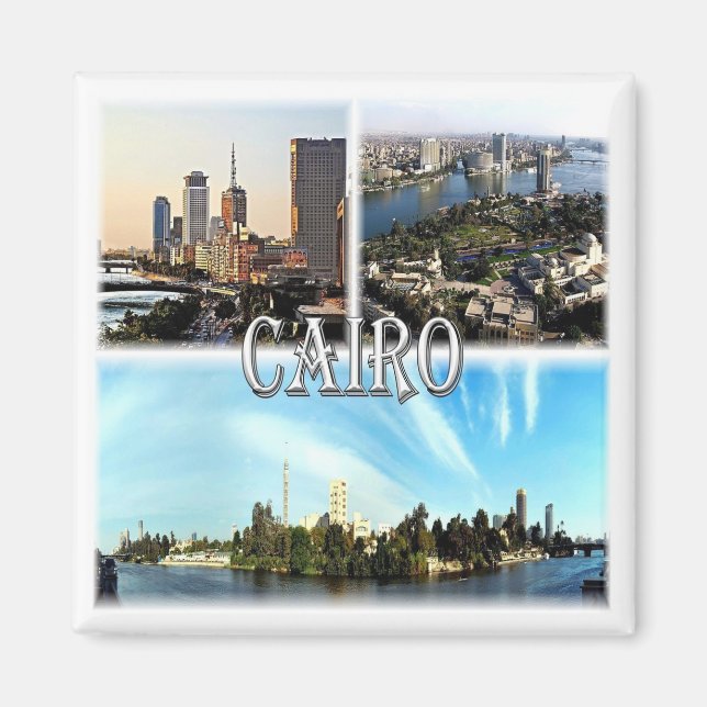 zEG067 CAIRO, Egypt, Mosaic, Africa Magnet (Front)