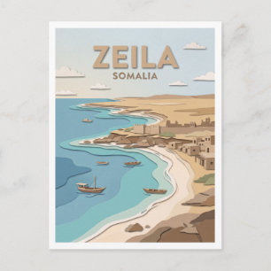 Zeila Coast Somalia Postcard
