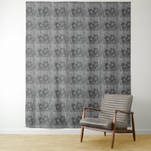 Zekela Art design abstract flowers Tapestry