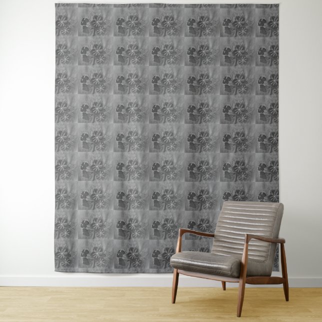 Zekela Art design abstract flowers        Tapestry (In Situ)