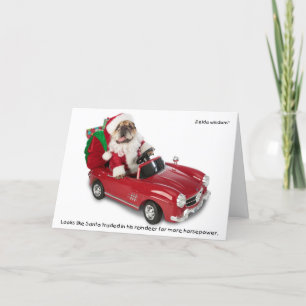 Zelda Santa Holiday Greeting Card