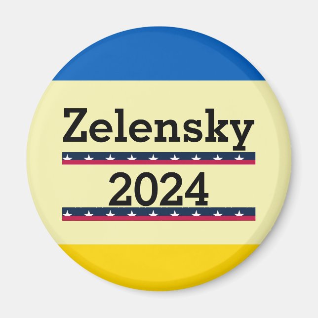 Zelensky 2024 Magnet (Front)
