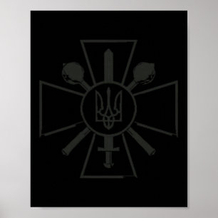 Zelenskyy Ukrainian Army Shirt Ukraine Military Uk Poster