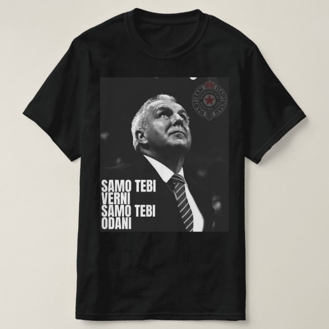 Zeljko Obradovic ZOC Partizan T-Shirt (Design Front)
