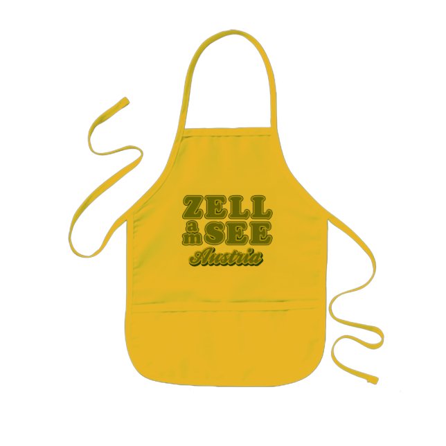 Zell am See, Austria aprons - choose style, colour (Front)