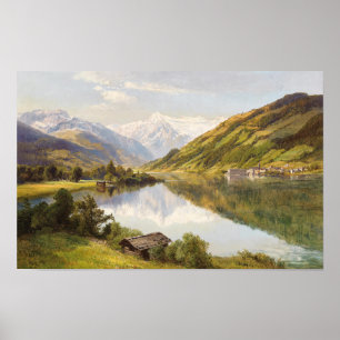 Zell am See & Kitzsteinhorn by Petrides Poster