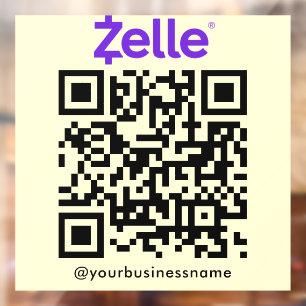 Zelle QR Code Payment Scan to Pay Soft Groovy