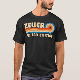 ZELLER Surname Retro Vintage 80s 90s Birthday Reun T-Shirt