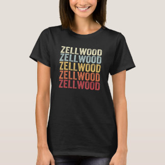 Zellwood Florida Zellwood FL Retro Vintage Text T-Shirt