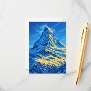 Zematt Matterhorn Switzerland Enclosure Card