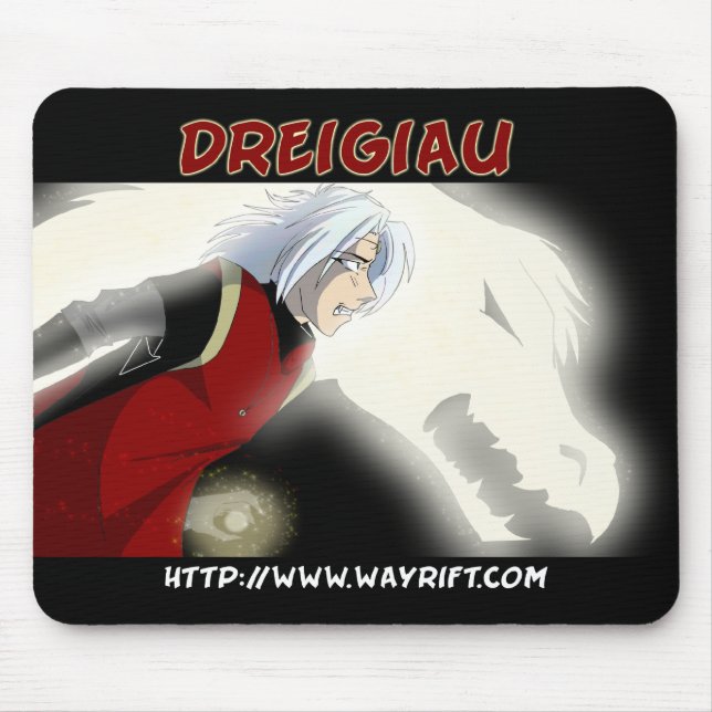 Zemi Dreigiau Mouse Pad (Front)