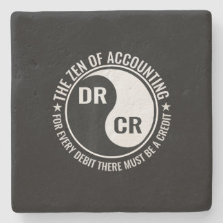 Zen Accounting Major Degree Funny Accountant Stone Coaster