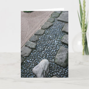 Zen and Abstract Garden Greeting card