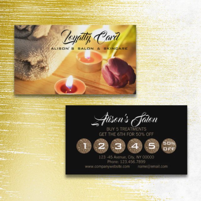 Zen Aromatherapy SPA Massage therapy Loyalty Card (Zen Aromatherapy SPA Massage therapy Loyalty)