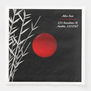 Zen Art ,good luck  ,personalized Napkin