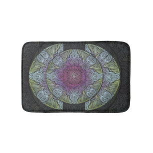 Zen Awakening, reiki, healing, chakra Bath Mat