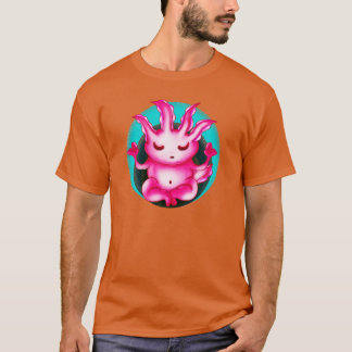 Zen Axolotl Meditation Buddha Funny Animal T-Shirt