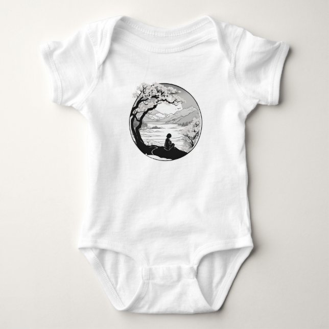 zen baby bodysuit (Front)