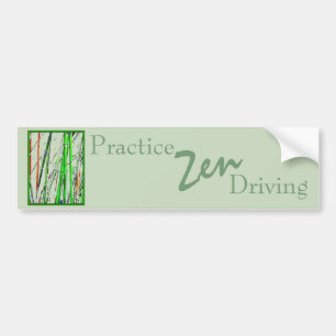 'Zen Bamboo' Bumper Sticker