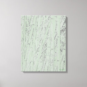 'Zen Bamboo I' Wrapped Canvas Print
