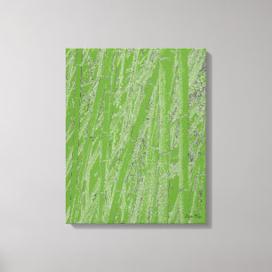 'Zen Bamboo III' Wrapped Canvas Print