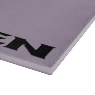 Zen black grey glass cutting board