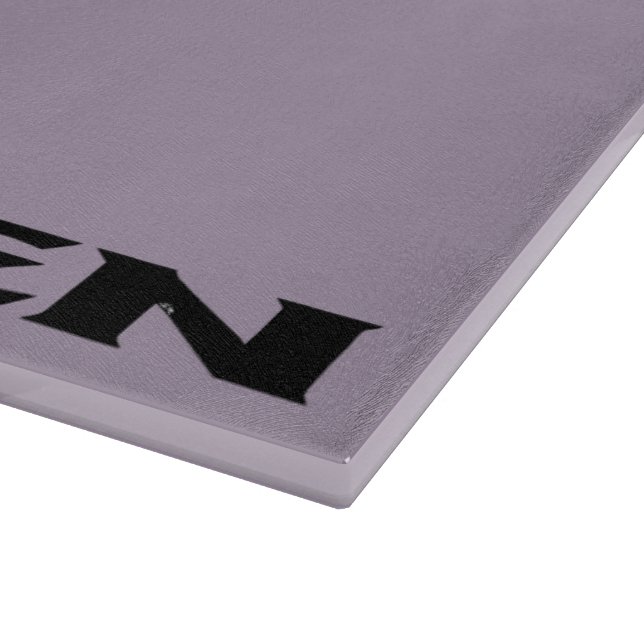 Zen black grey glass cutting board (Corner)