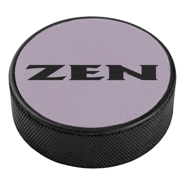 Zen black grey hockey puck (3/4)