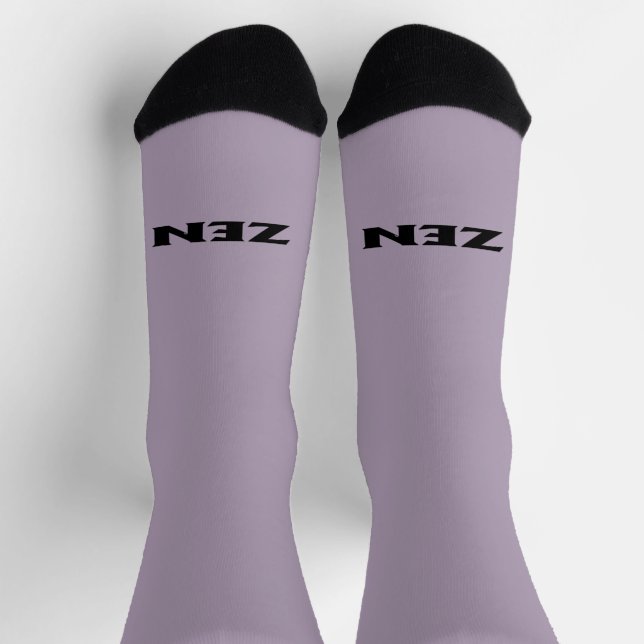 Zen black grey outward premium socks (Top)