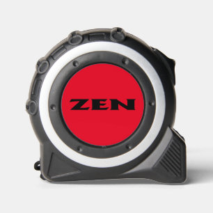 Zen black red tape measure 1