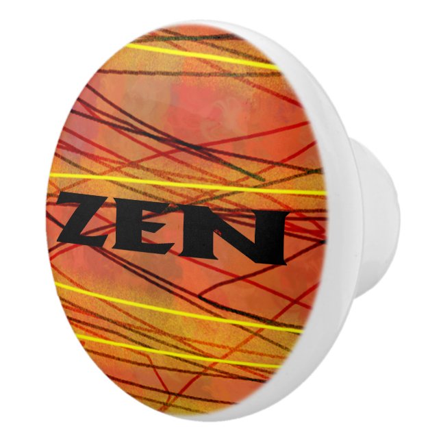 Zen black wire ceramic knob (Right)