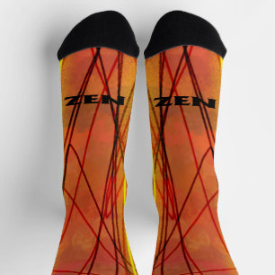 Zen black wire inward premium socks