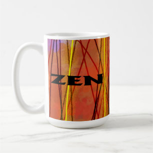 Zen black wire mug