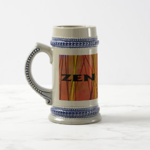 Zen black wire stein
