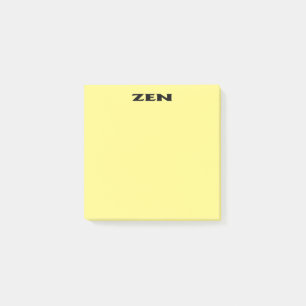 Zen black yellow note pads