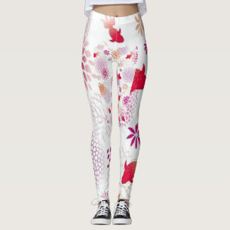 Zen Blossoms: Kimono Chic Leggings