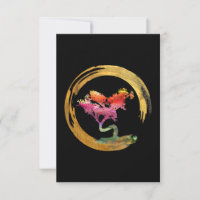 Zen Bonsai Tree Japanese Circle Enso Asian Art