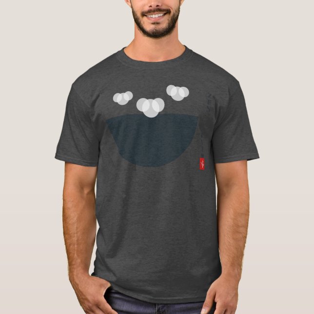 Zen Brew Japanese Great Wave Coffee Bowl Ukiyoe Mi T-Shirt (Front)