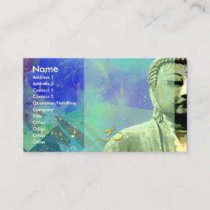 Zen Buddha Business card, urbanised Card
