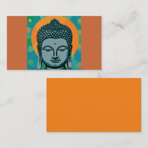 Zen Buddha Head Business Card