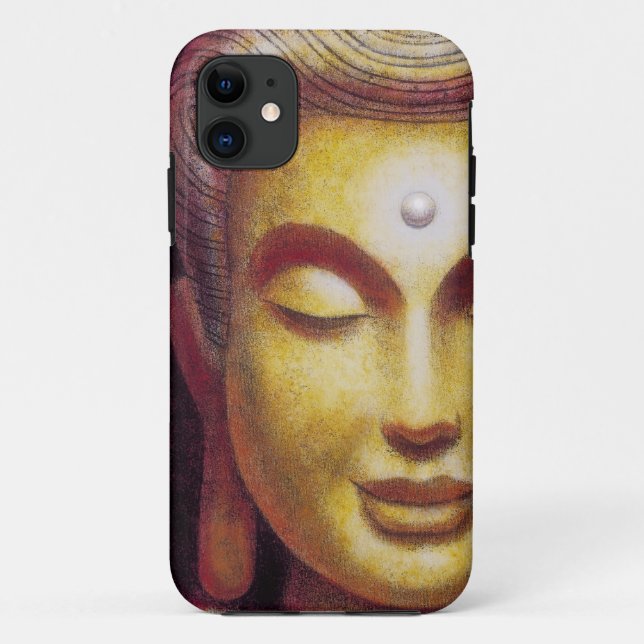 Zen Buddha Meditation Smile iPhone 5 Case (Back)